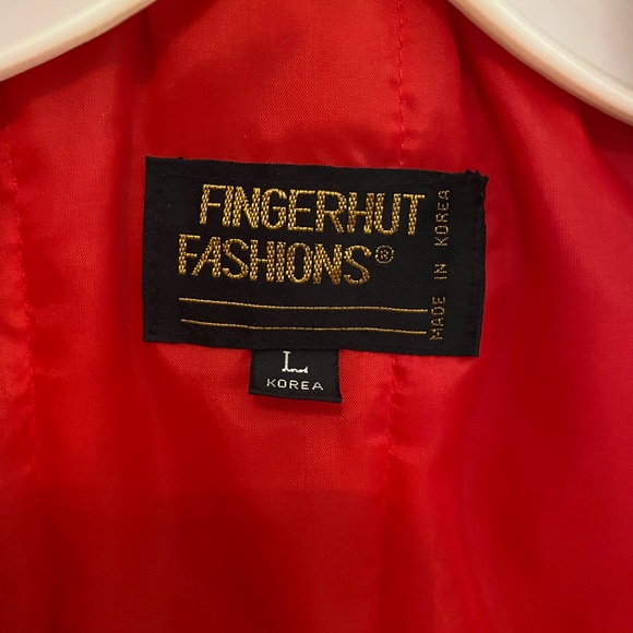 Fingerhut Fashions red leather men’s jacket size large - Picture 4 of 16